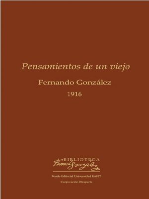 cover image of Pensamientos de un viejo